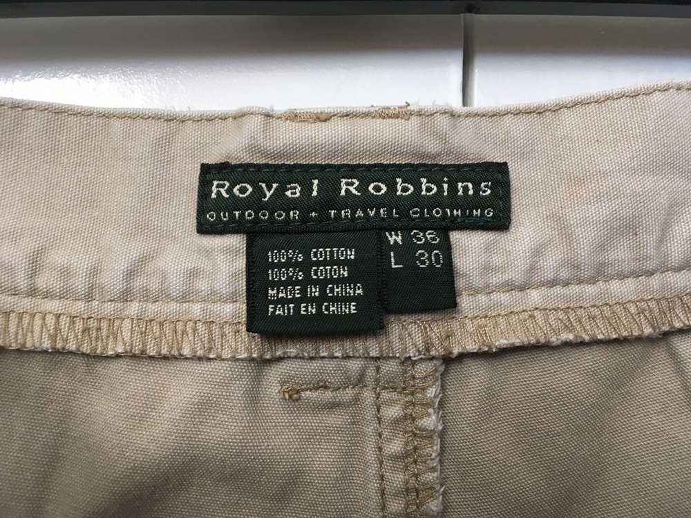 Vintage ROYAL ROBBINS CARGO PANTS BEIGE KHAKI VIN… - image 5