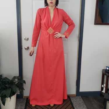 70s Pink Gown - image 1