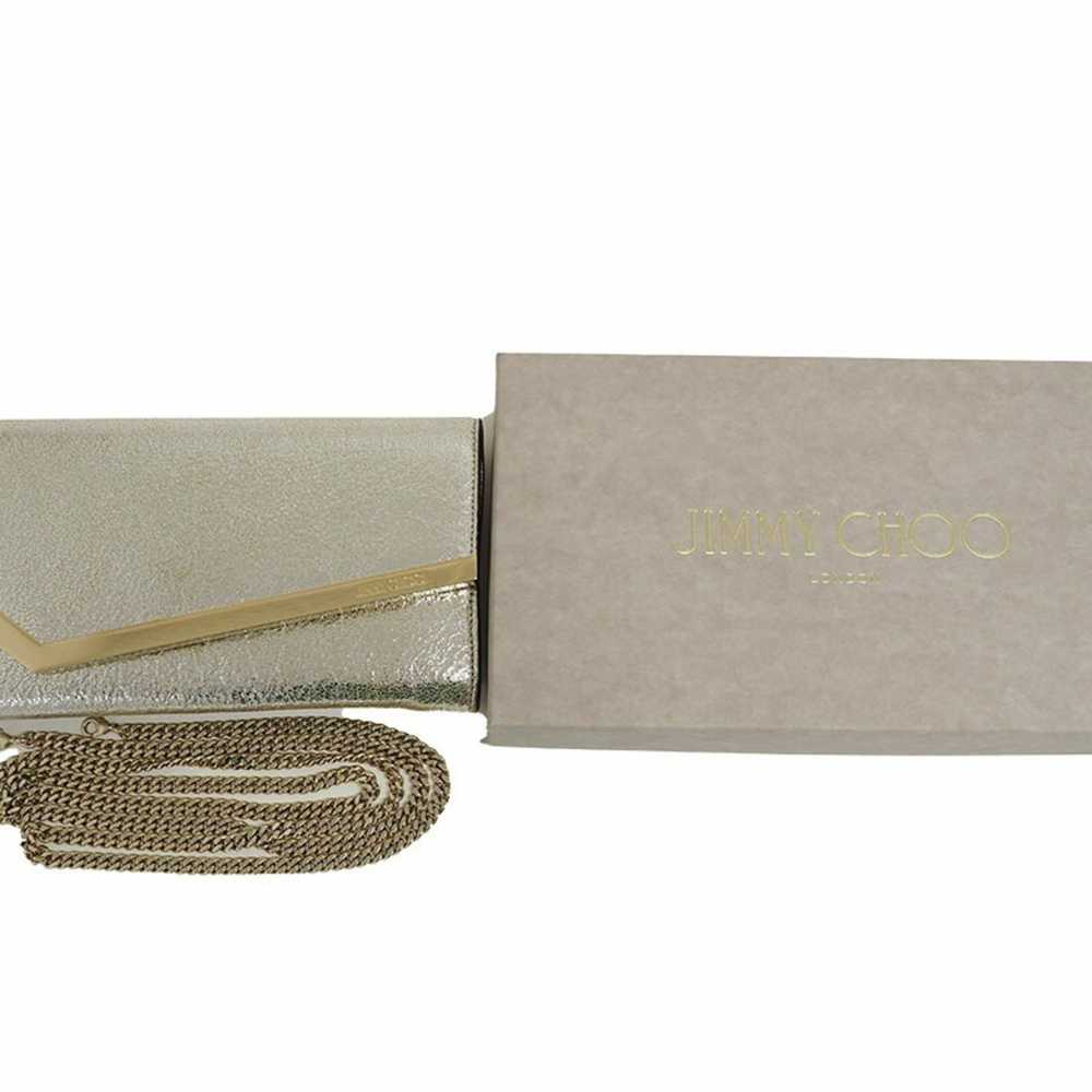 Jimmy Choo Jimmy Choo Emmie Clutch Bag Chain Shou… - image 10