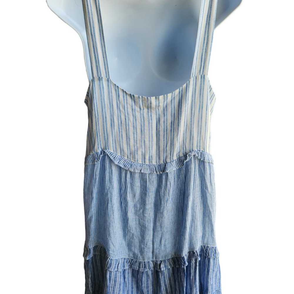 Rails Sandy Dress Blue White Striped Mixed Patter… - image 2