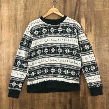 Coloured Cable Knit Sweater × Navajo × Paislee St… - image 1