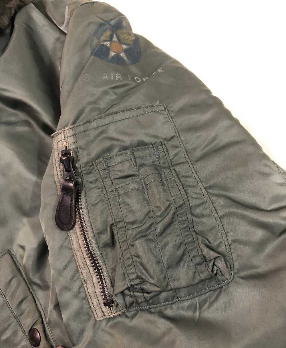 Alpha Industries × Bomber Jacket × Us Air Force V… - image 5