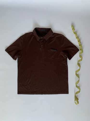 Luxury × Prada Prada brown polo shirt