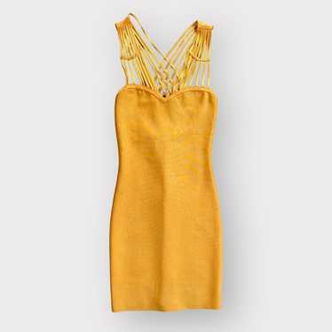 Marciano Bandage Mini Dress Orange - image 1