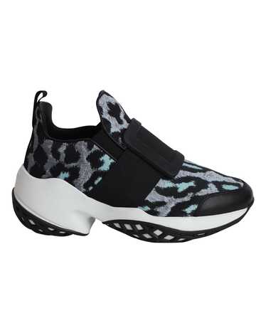 Roger Vivier Leopard Print Laceless Sneakers with 