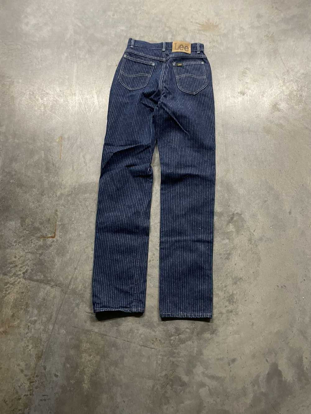 Lee × Vintage Vintage Lee Pinstripe Straight Jean… - image 5