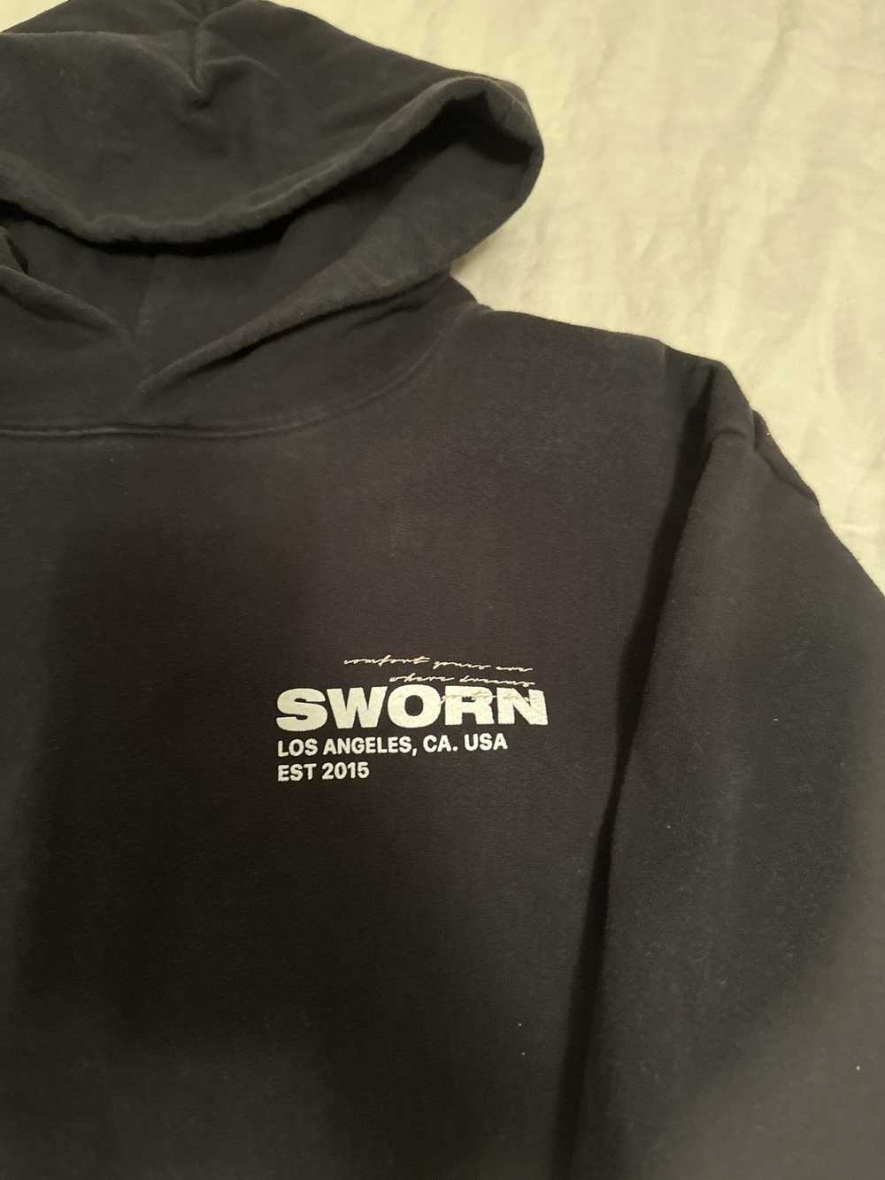Streetwear Sworn to us hoodie large - image 2