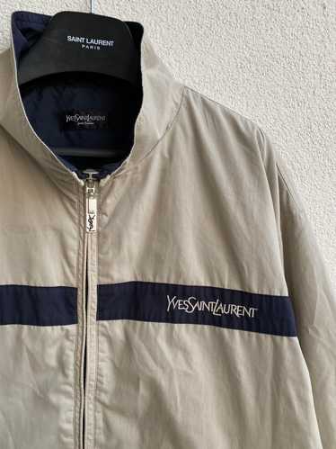 Vintage × Yves Saint Laurent Beige YSL Jacket Sum… - image 1