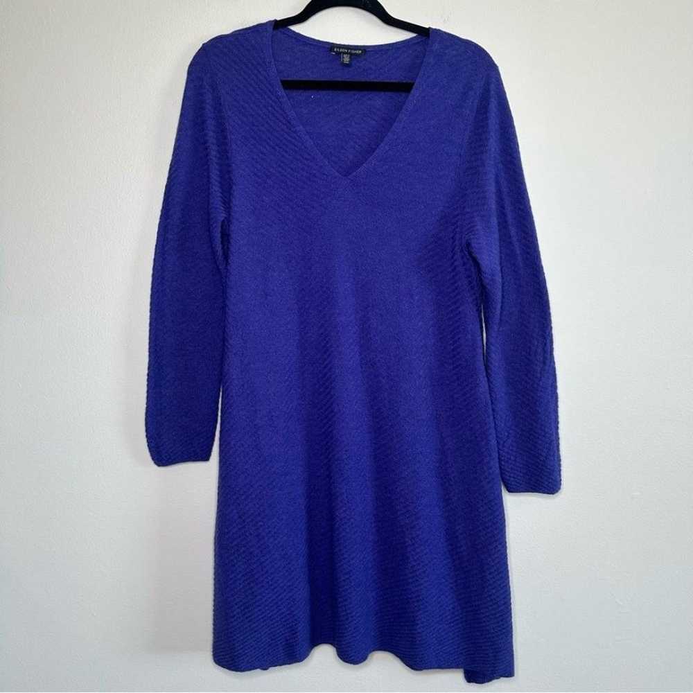 Eileen Fisher Textured Merino Wool Pullover Tunic… - image 3