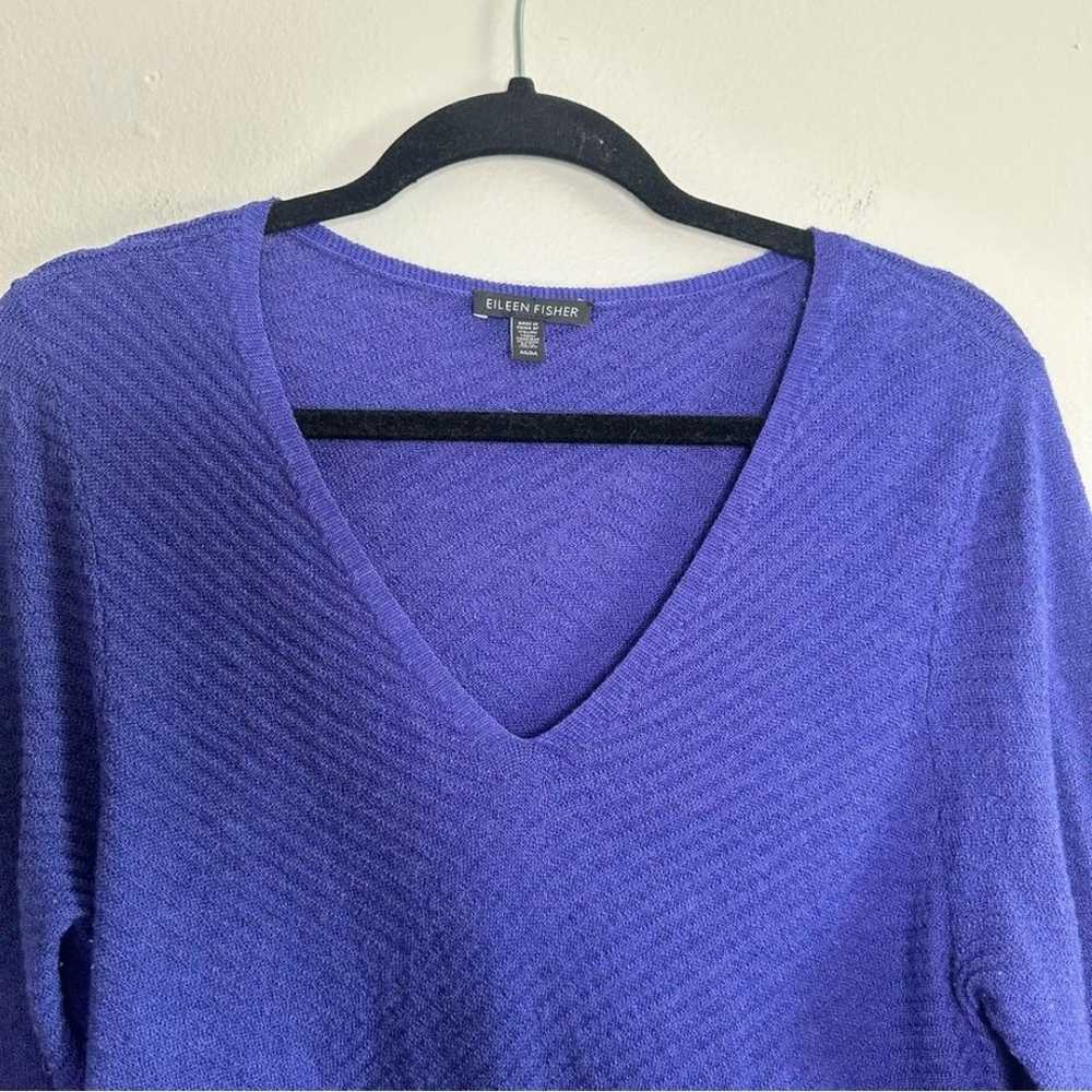 Eileen Fisher Textured Merino Wool Pullover Tunic… - image 4