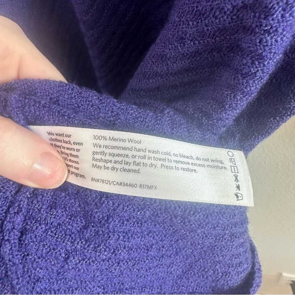 Eileen Fisher Textured Merino Wool Pullover Tunic… - image 7