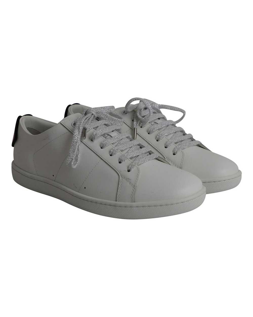 Yves Saint Laurent Classic Court Sneakers in Whit… - image 3