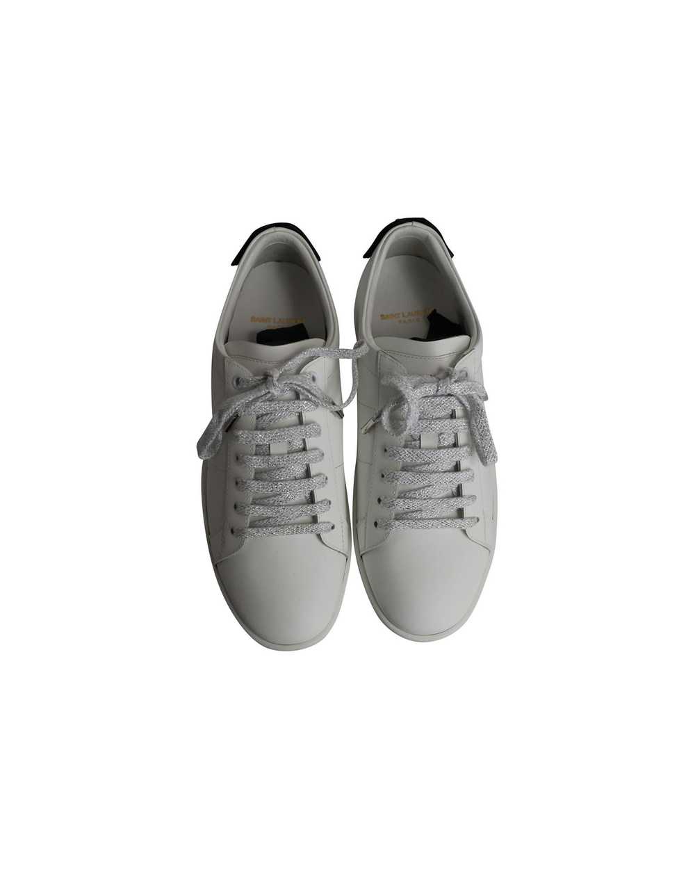 Yves Saint Laurent Classic Court Sneakers in Whit… - image 5