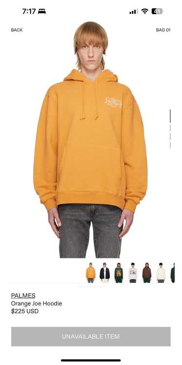 Palmes Orange joe hoodie - image 1