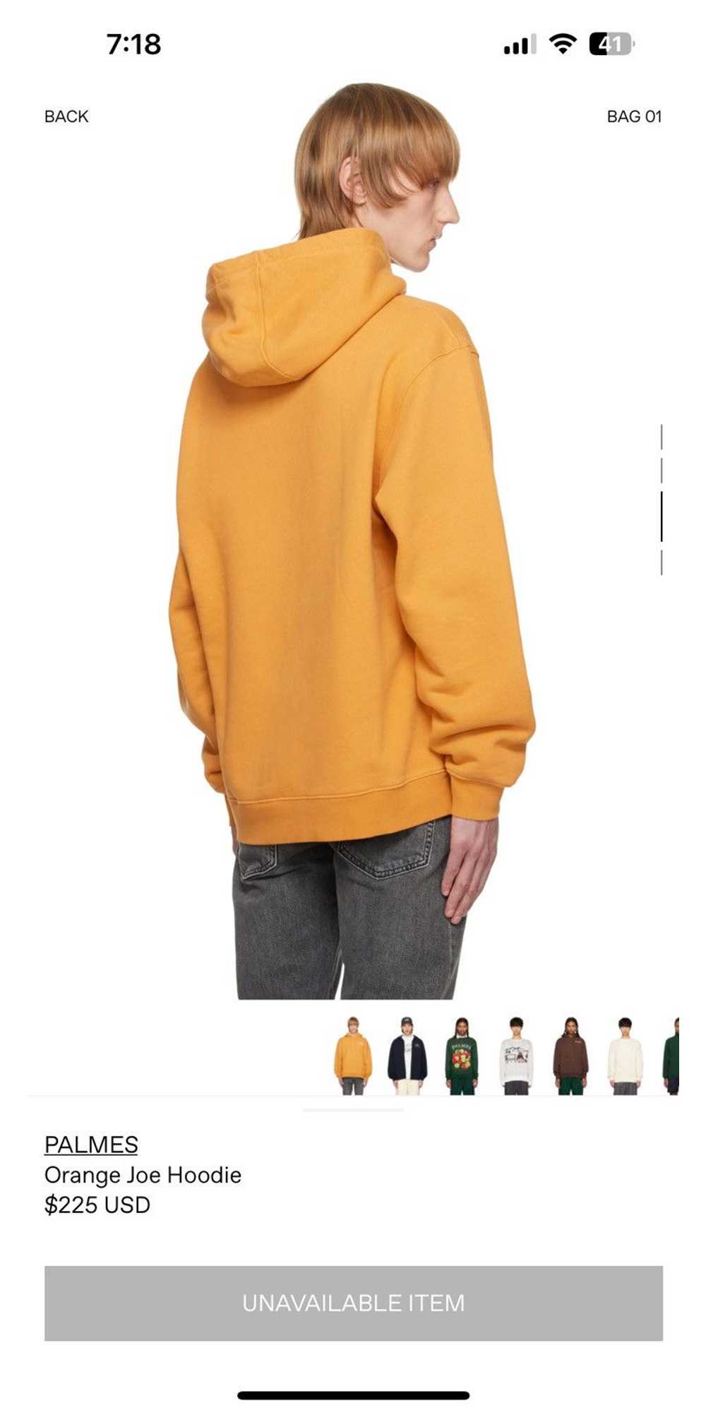 Palmes Orange joe hoodie - image 2