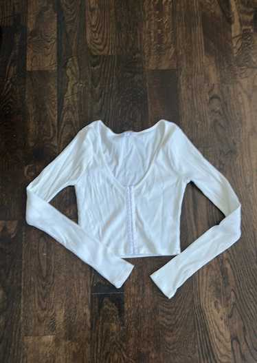 Superdown Superdown Jackie Longsleeve Ribbed Top