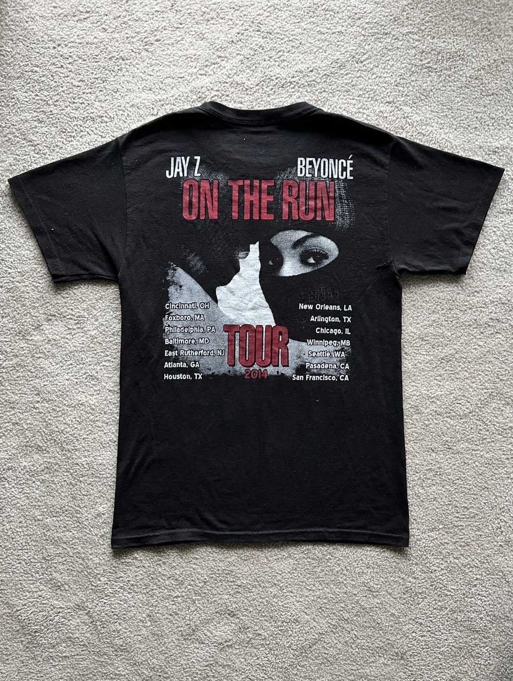 Beyonce × Jay Z × Tour Tee Beyonce Jay-Z On The R… - image 4
