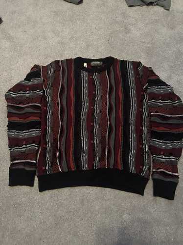 Coogi × Vintage Vintage 3d knitted sweater morn Th