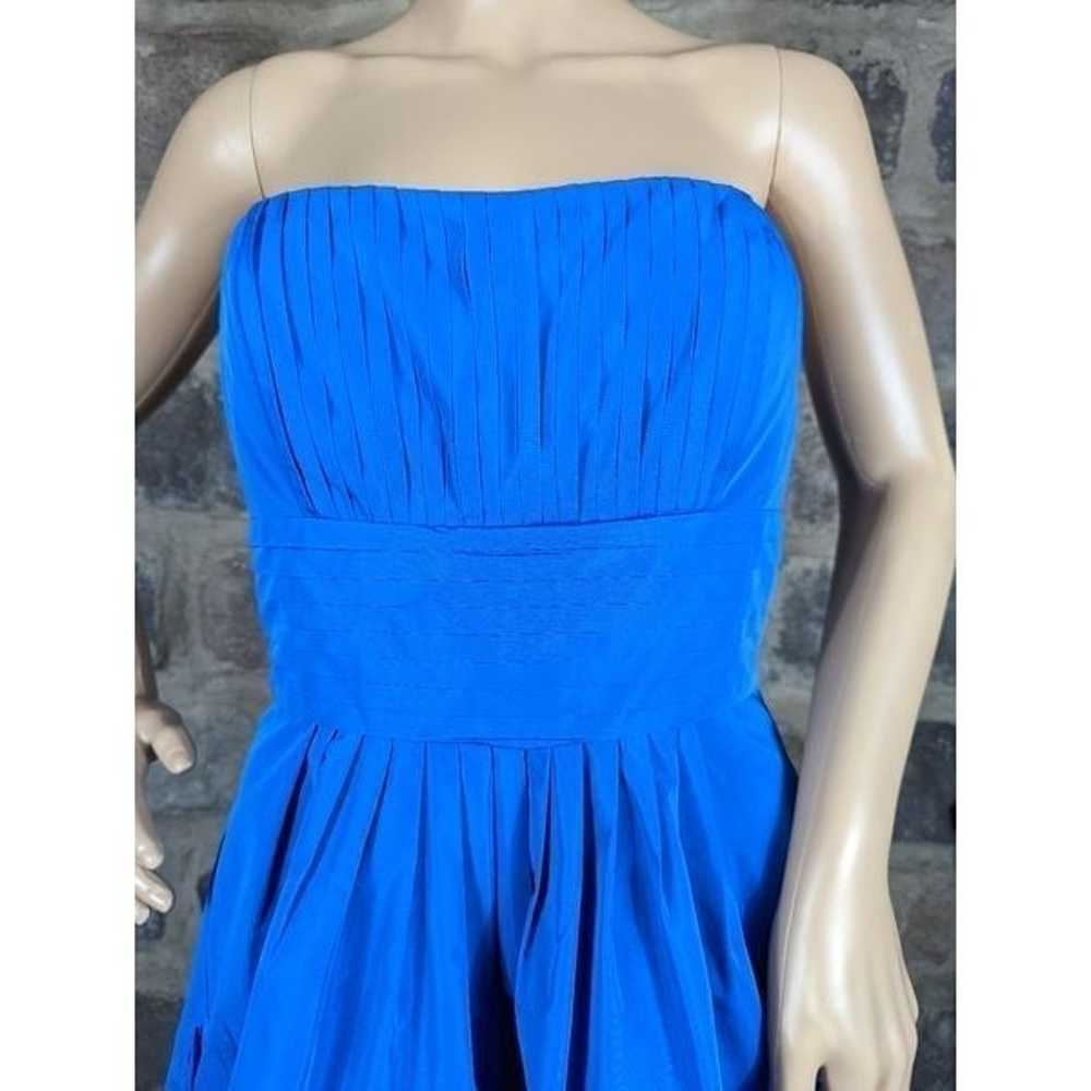 BCBG Max Azaria blue strapless dress size 6 - image 5