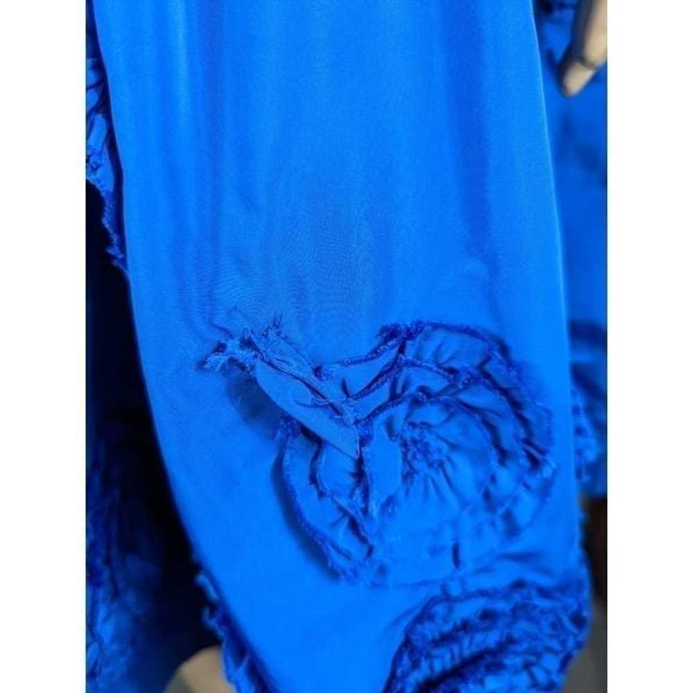 BCBG Max Azaria blue strapless dress size 6 - image 7