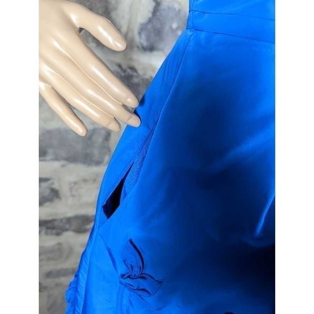 BCBG Max Azaria blue strapless dress size 6 - image 8