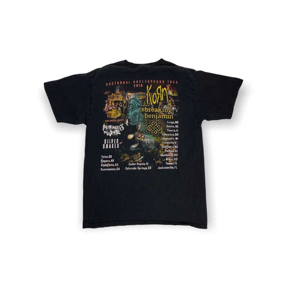 Band Tees × Streetwear × Vintage Korn 2016 Tour T… - image 3
