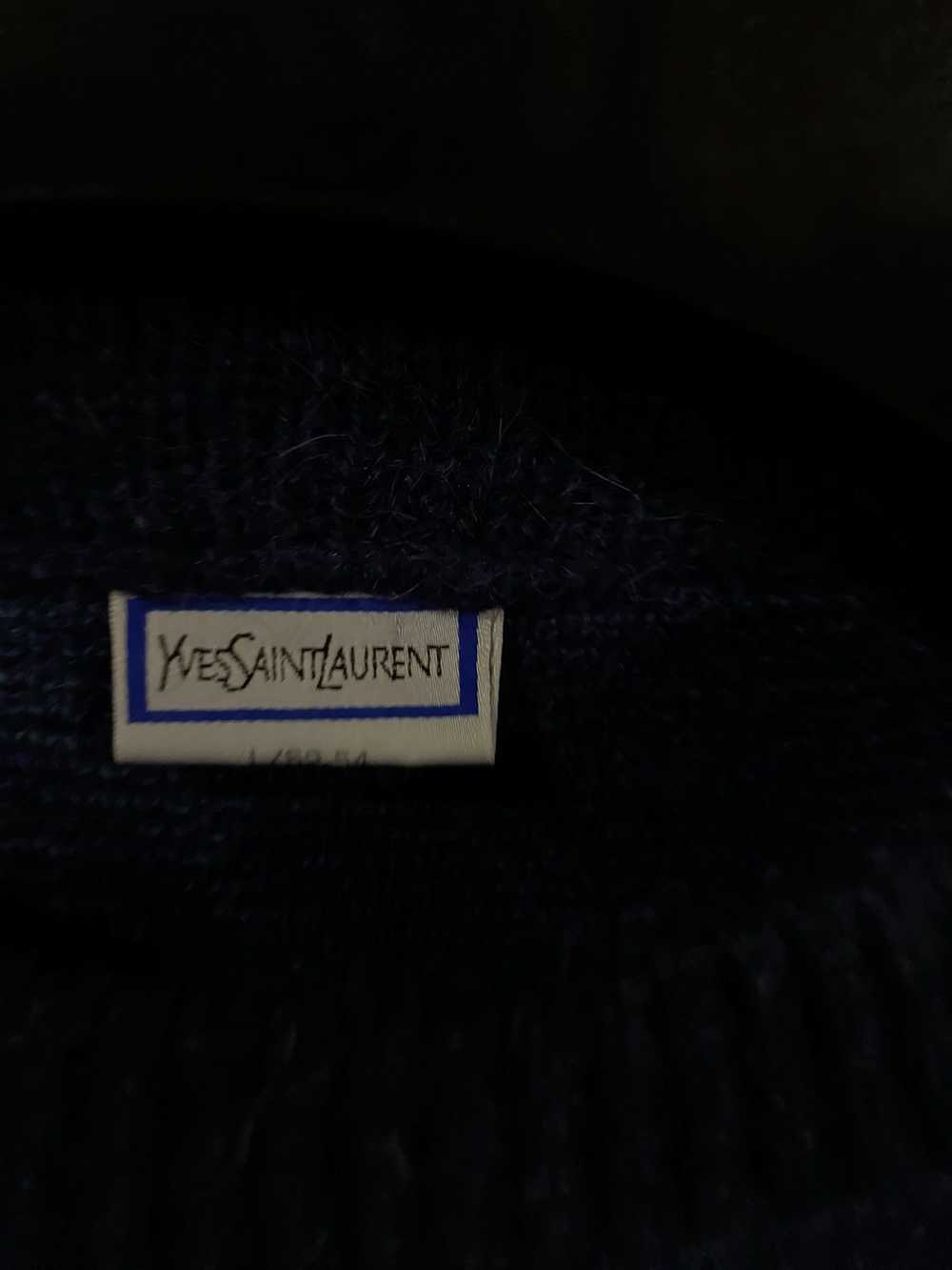 Vintage × Yves Saint Laurent Wool 90's YSL Sweate… - image 2