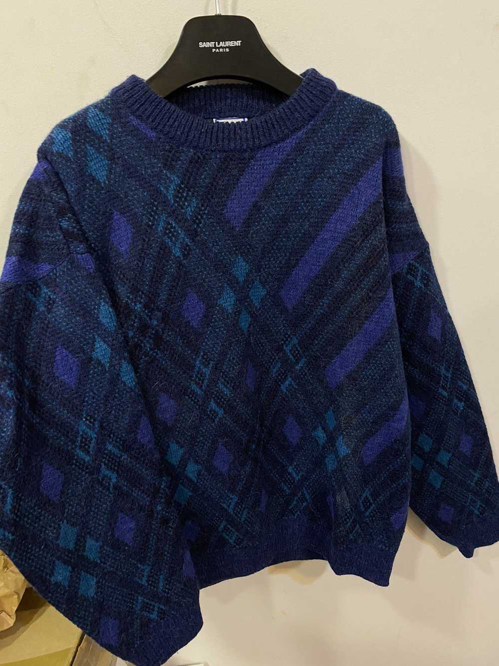Vintage × Yves Saint Laurent Wool 90's YSL Sweate… - image 7