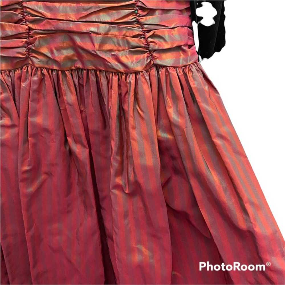 Laura Ashley 1980’s Velvet/ Tafetta Dress size 12 - image 8
