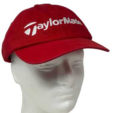 Tailor Made TaylorMade Dad Hat Red Golf Golfer Go… - image 1