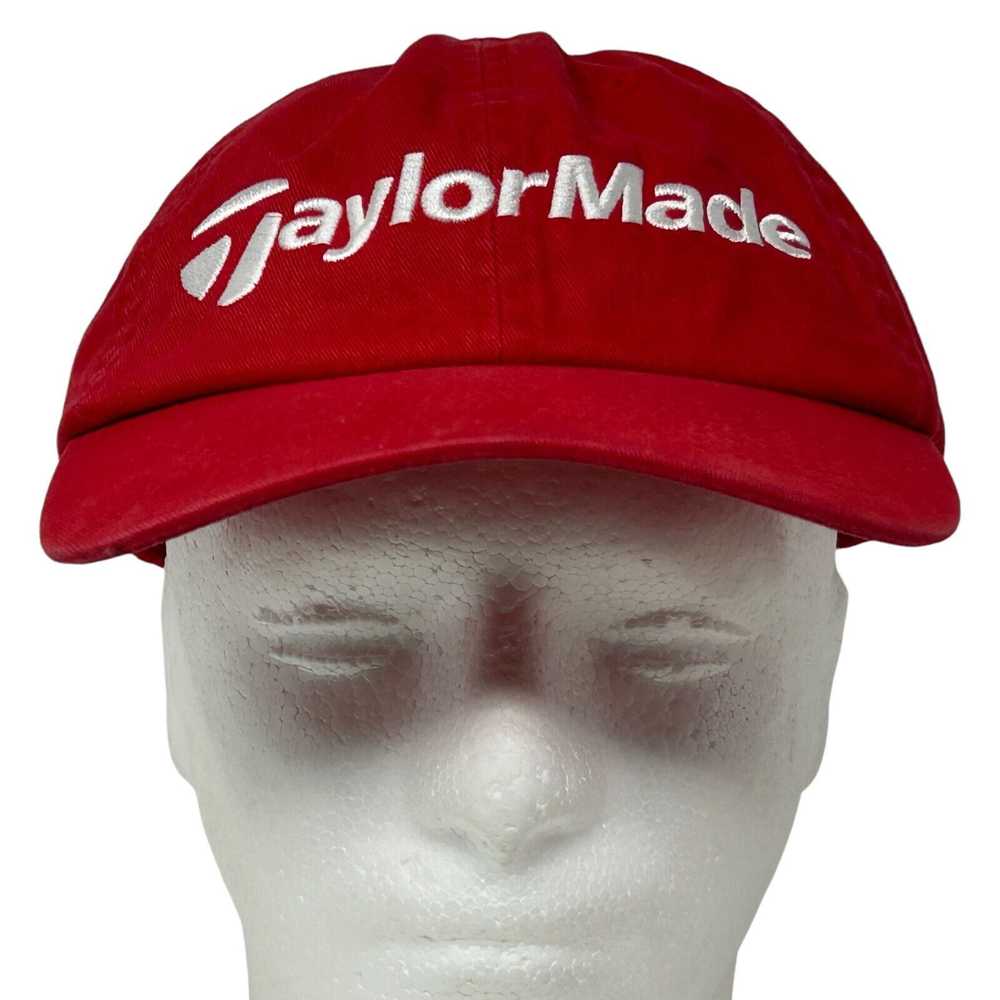 Tailor Made TaylorMade Dad Hat Red Golf Golfer Go… - image 2