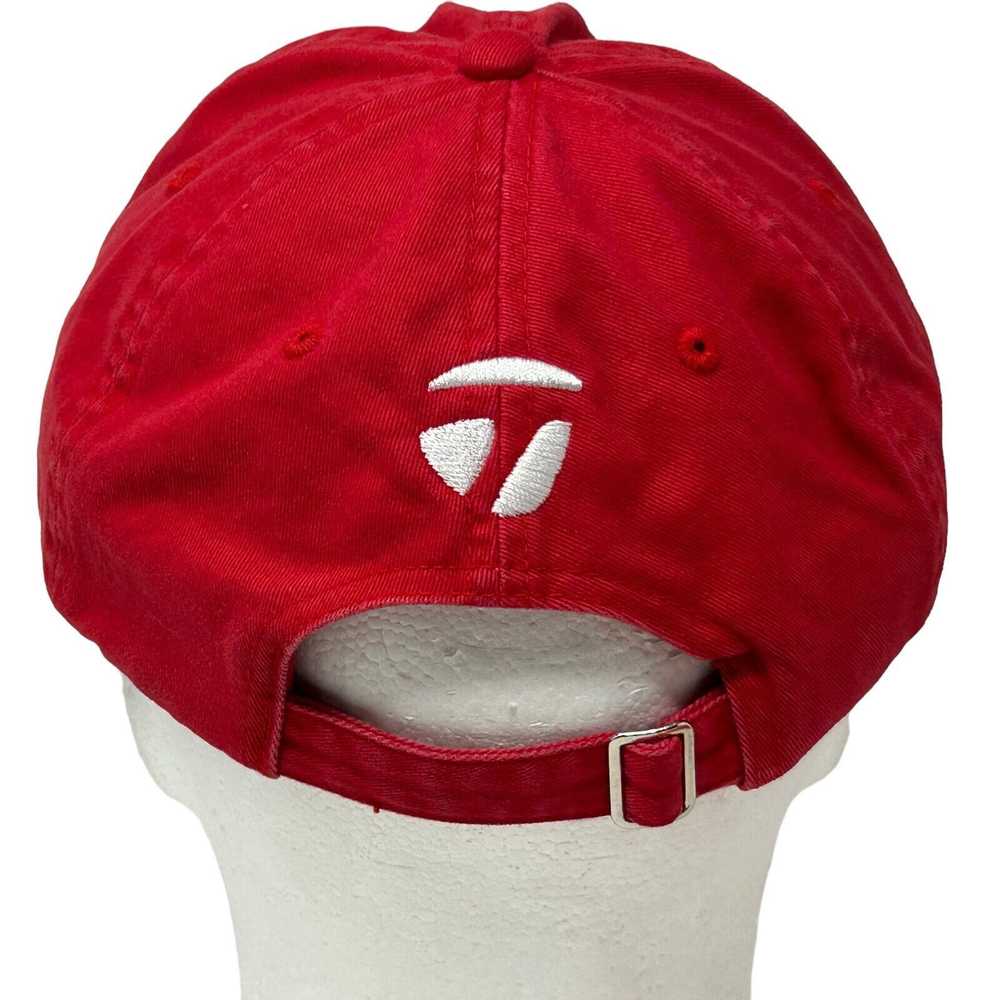 Tailor Made TaylorMade Dad Hat Red Golf Golfer Go… - image 3
