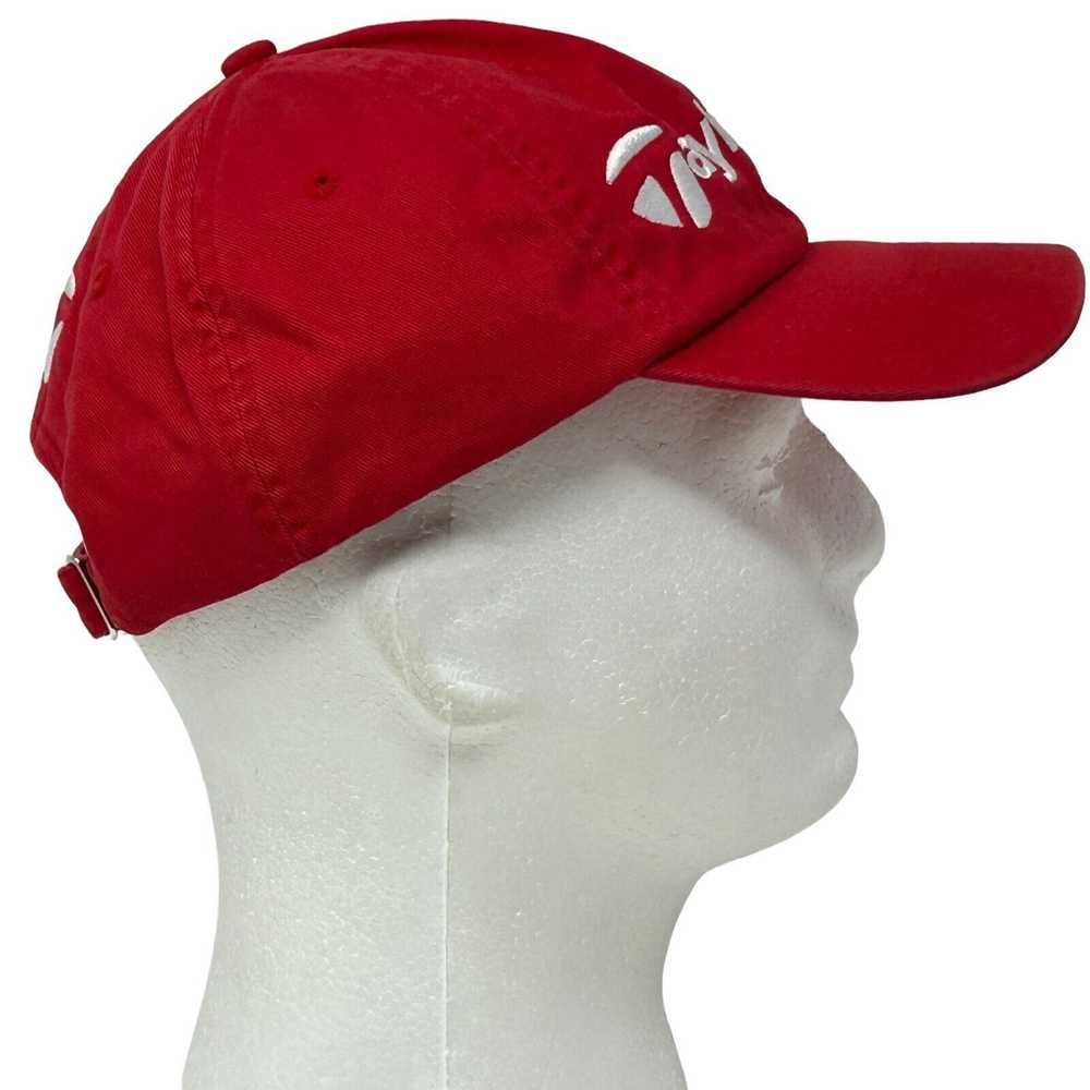 Tailor Made TaylorMade Dad Hat Red Golf Golfer Go… - image 7