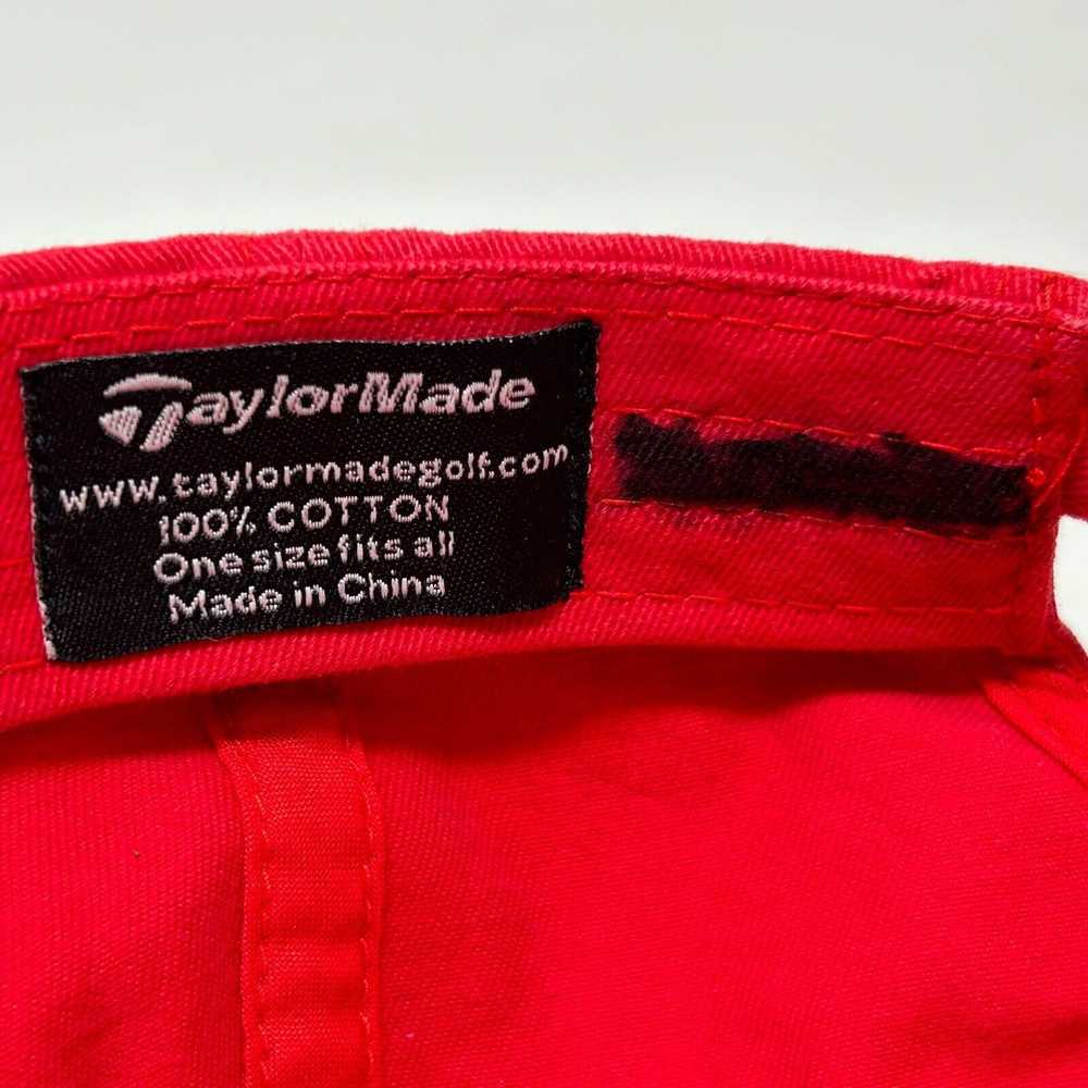Tailor Made TaylorMade Dad Hat Red Golf Golfer Go… - image 8