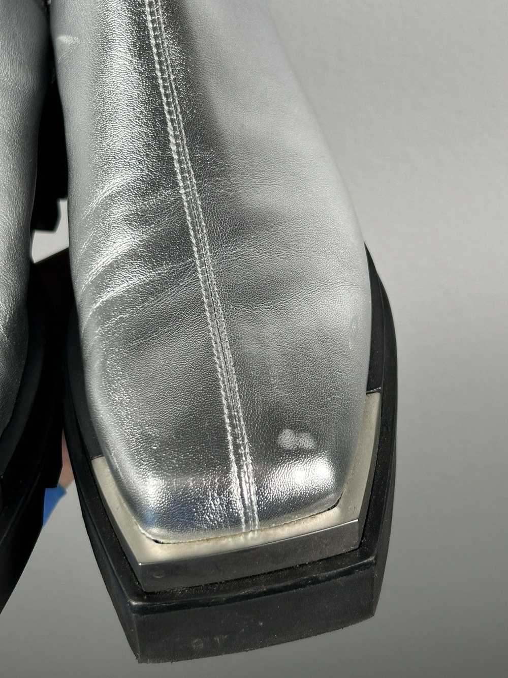 Peter Do Platform Metal Tip Combat Zip Boots - image 10