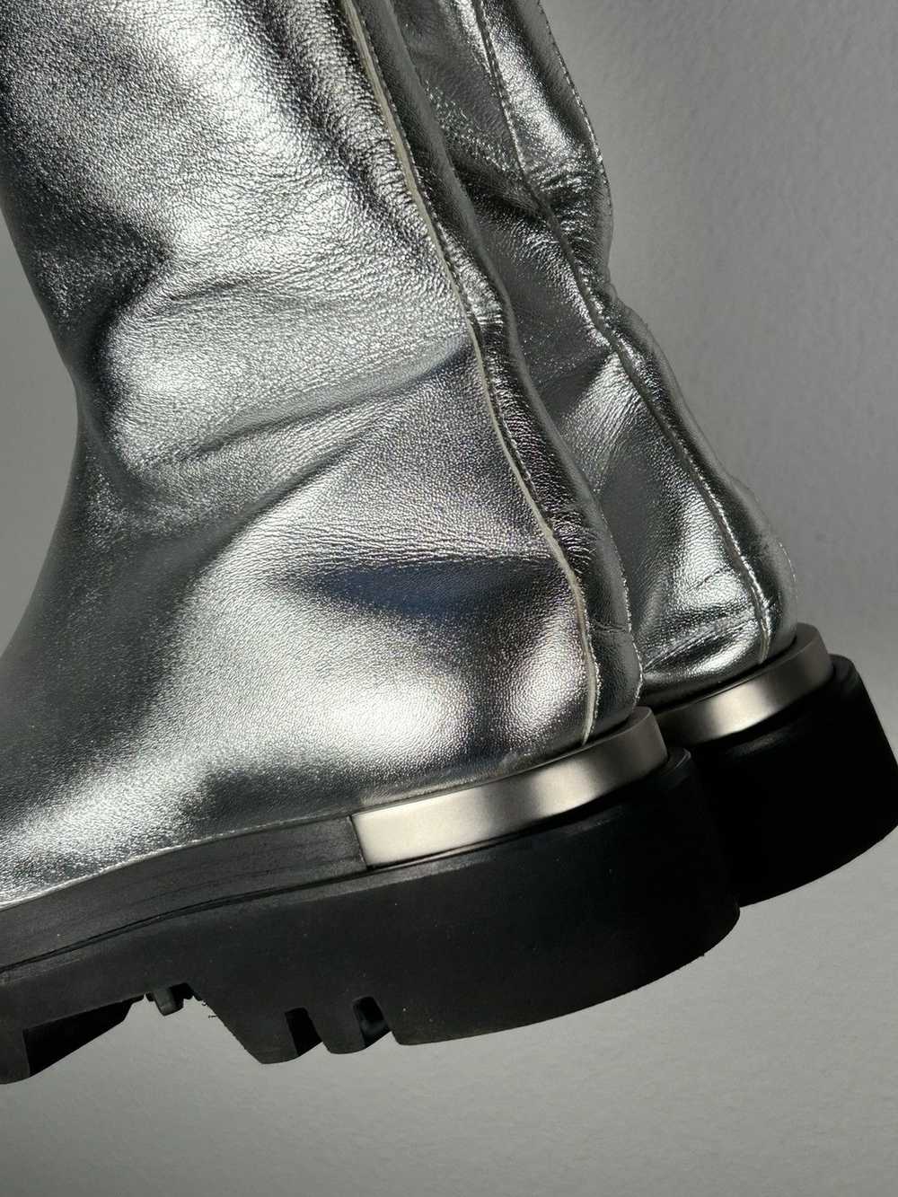 Peter Do Platform Metal Tip Combat Zip Boots - image 4