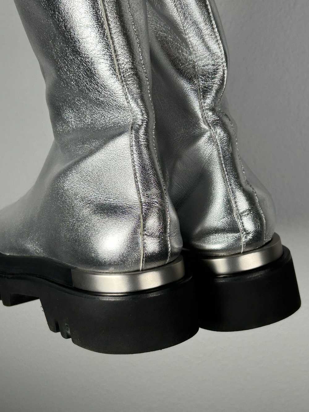 Peter Do Platform Metal Tip Combat Zip Boots - image 5