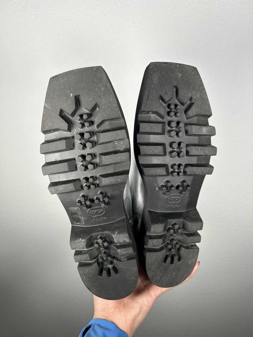 Peter Do Platform Metal Tip Combat Zip Boots - image 7
