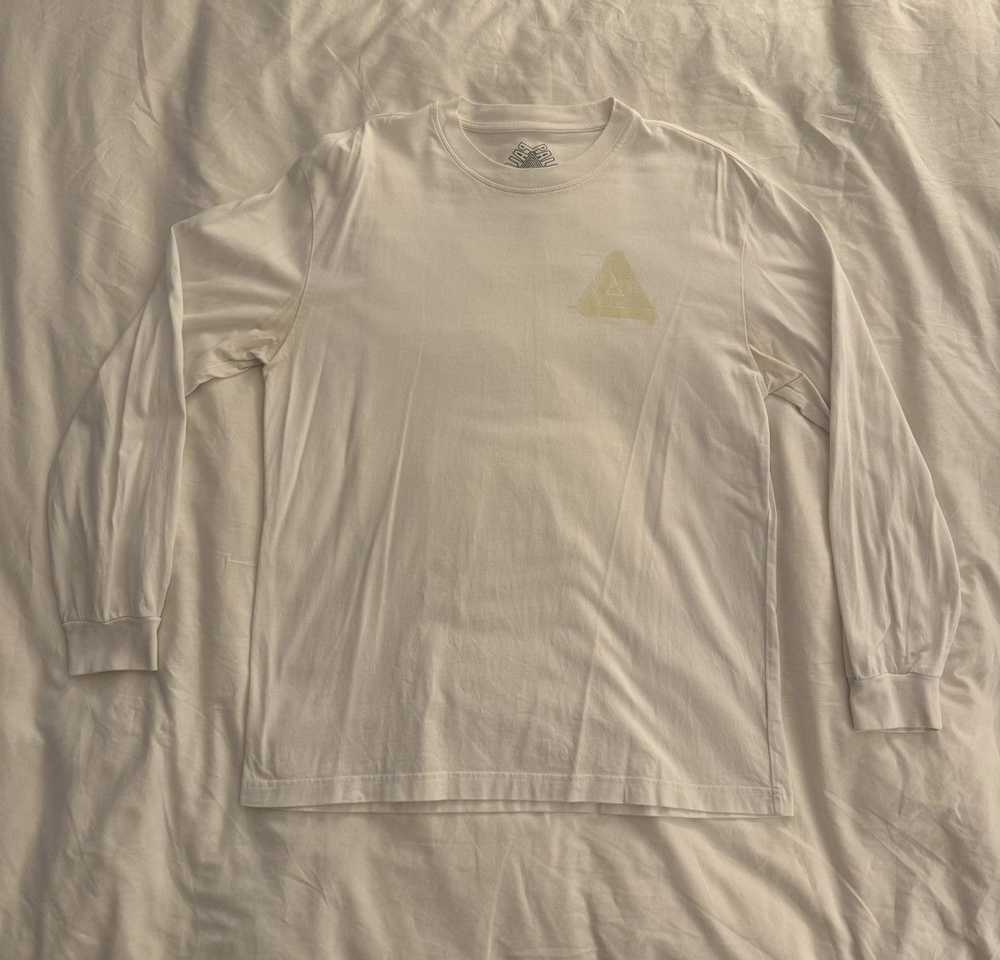 Palace Palace Long Sleeve White T-Shirt Glow in D… - image 1