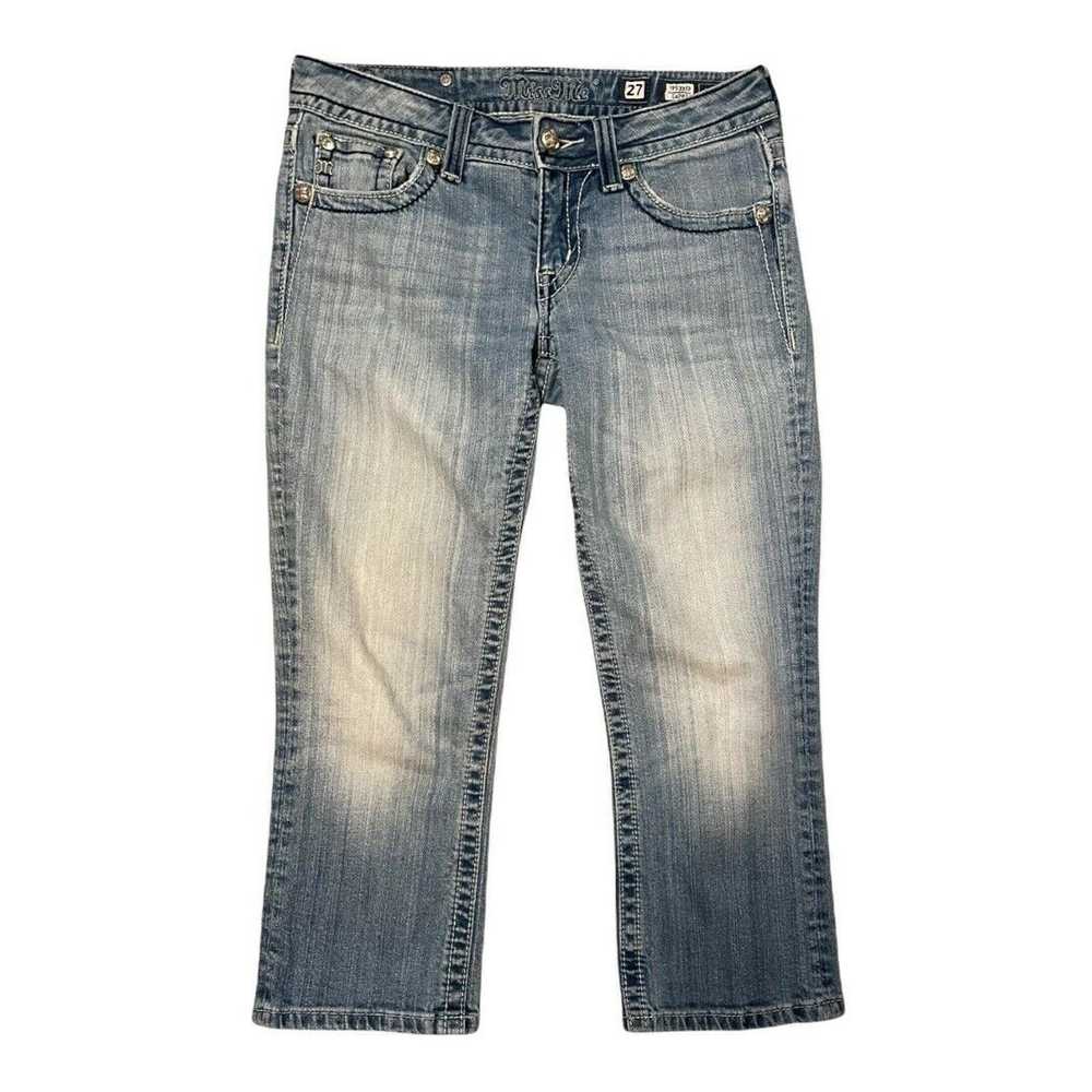 Miss Me Miss Me Capri Jeans Back Flap Pocket Ligh… - image 4
