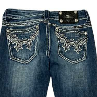 Miss Me Miss Me Jeans Straight Leg Blingy Low Rise