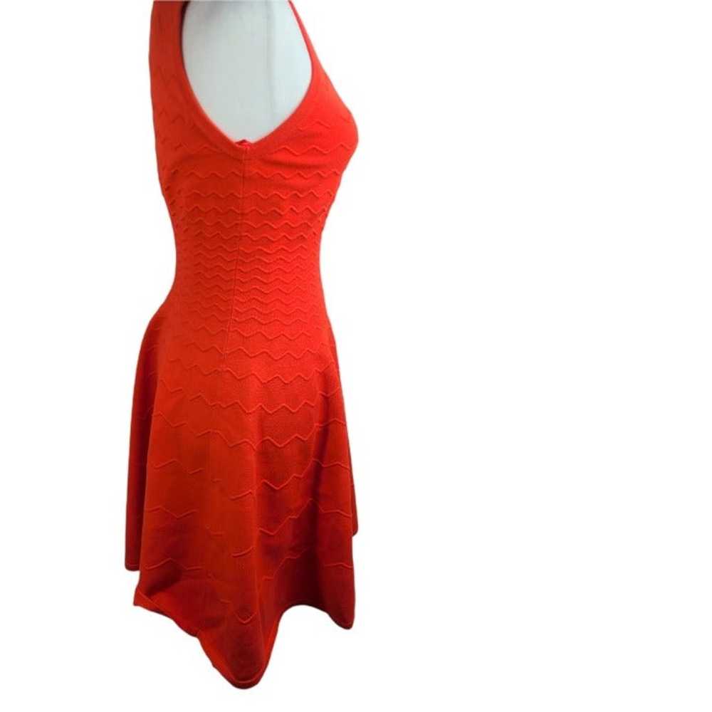 Milly Degrade Chevron Flare Sleeveless Dress - image 5