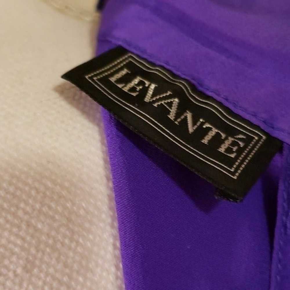 Vintage Purple Levante Dress - Pure silk - image 10
