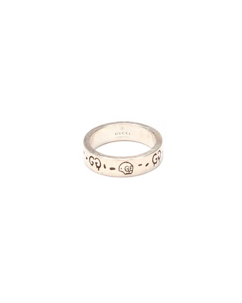 Gucci Silver Ghost Icon Ring - image 1