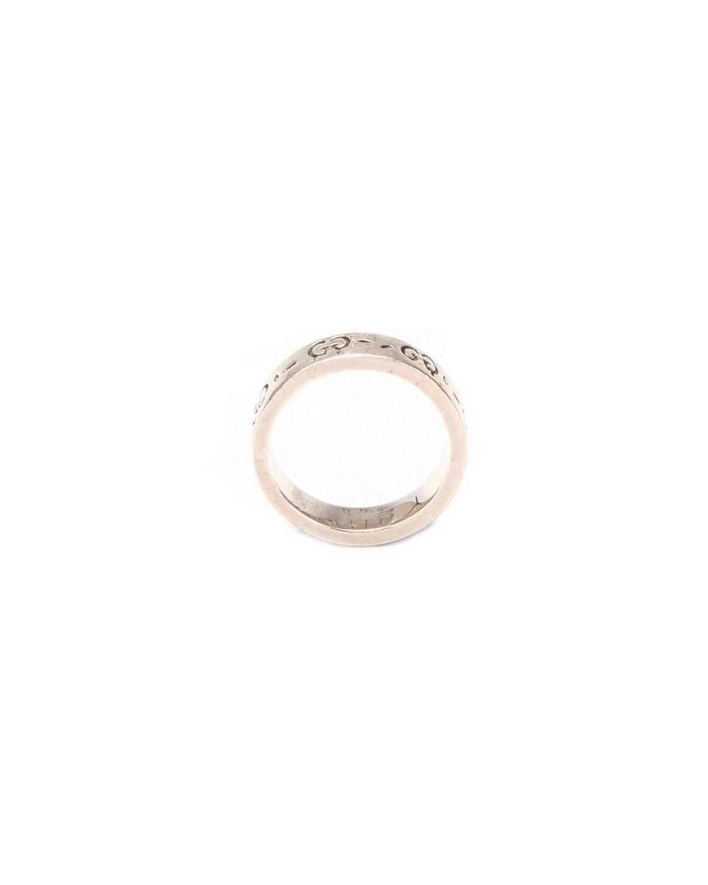 Gucci Silver Ghost Icon Ring - image 2