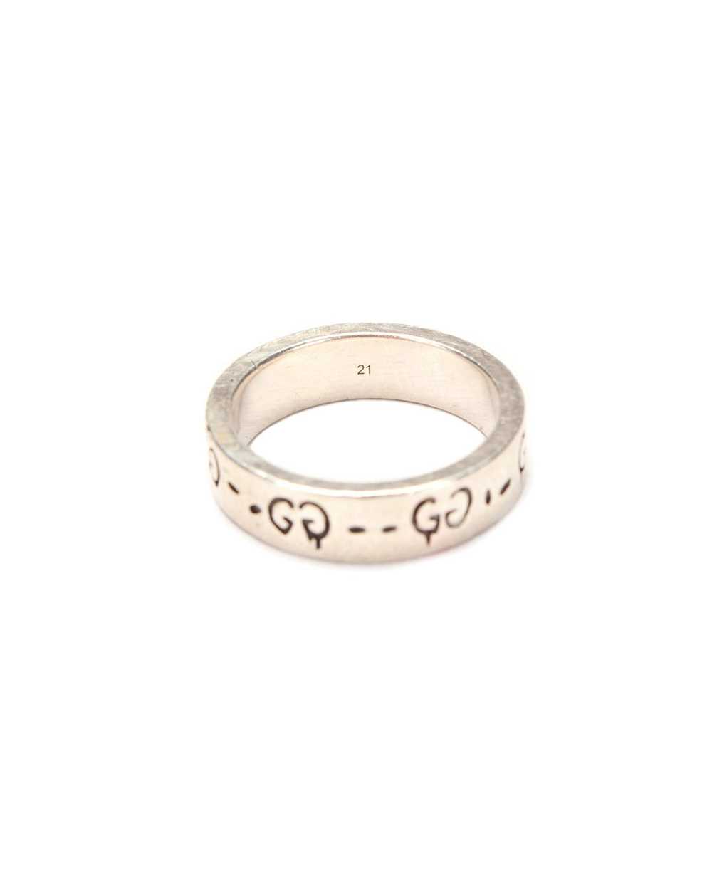 Gucci Silver Ghost Icon Ring - image 6