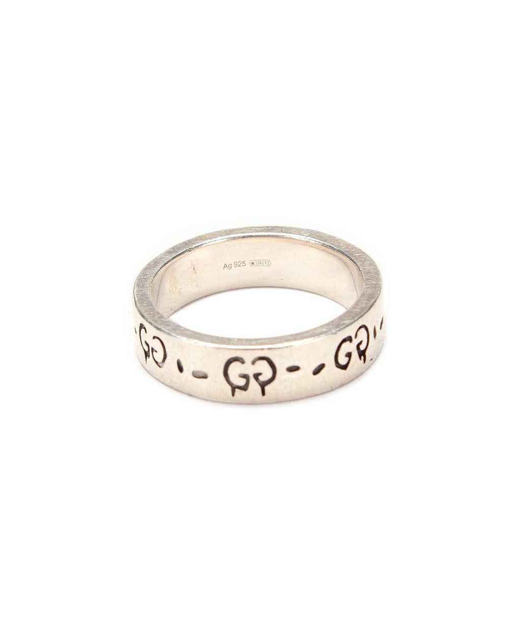 Gucci Silver Ghost Icon Ring - image 7