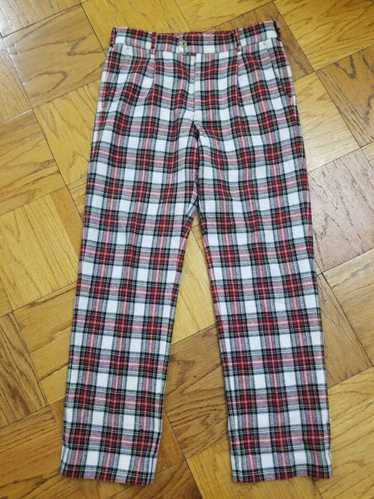 Gucci Gucci tartan checkered plaid pants