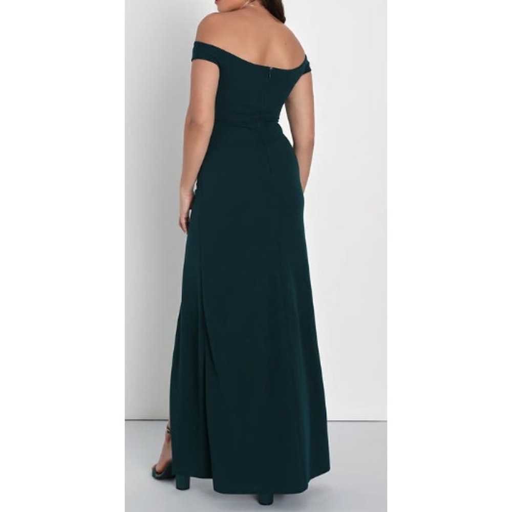 LULU'S M Emerald Behold My Love Off-The-Shoulder … - image 2