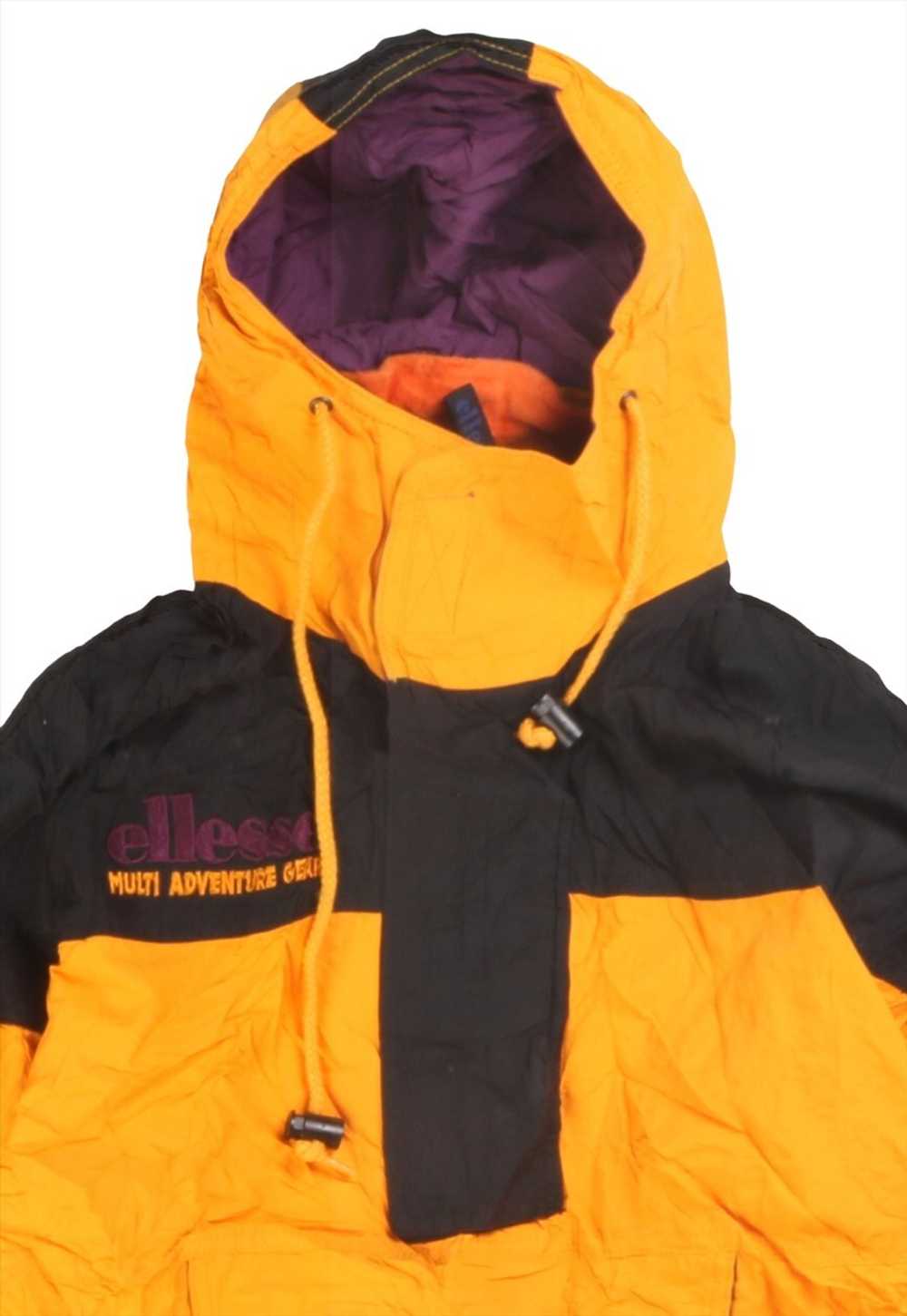 Vintage 90's Ellesse Puffer Jacket Retro Ski Hood… - image 2